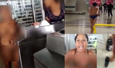 Saint-Domingue / Insolite : une femme se déshabille dans les installations du métro