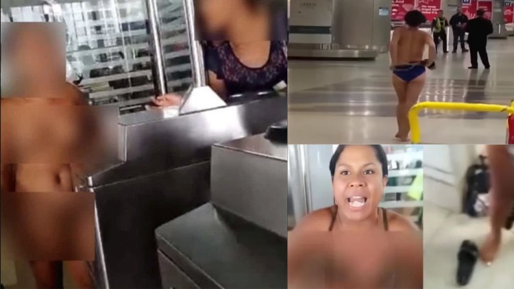 Saint-Domingue / Insolite : une femme se déshabille dans les installations du métro