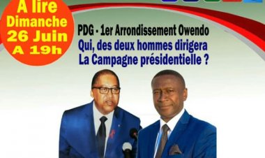 Gabon / Pensée Azizetique - PDG Owendo - 1er Arrondissement : Qui, de Pierre Daniel Indjendjet Ndala et Augustin Roger Brice Adande dirigera la campagne présidentielle ?