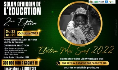 SAED 2022 : Brice TCHAKOUNTE parle de l’Élection Miss de la deuxième édition du Salon Africain de l’Education