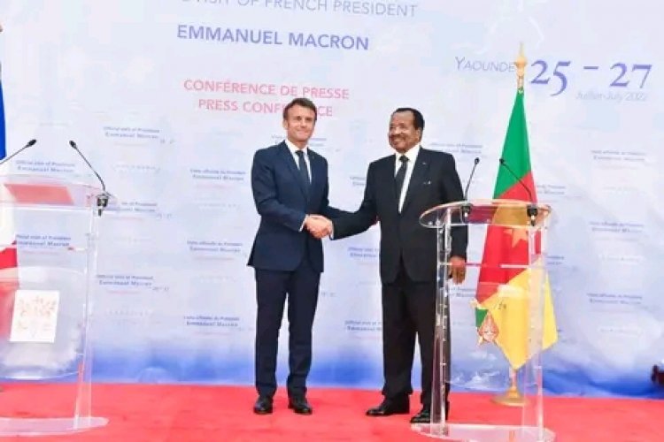 Analyse - Visite de Macron au Cameroun : Conférence de presse Cameroun- France : un autre mensonge du président français