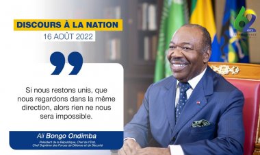 Au Gabon, la célébration du 62ème anniversaire de l'indépendance "résonne" en Ali Bongo Ondimba comme au "premier jour"