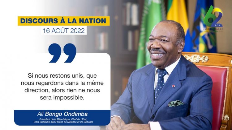 Au Gabon, la célébration du 62ème anniversaire de l'indépendance "résonne" en Ali Bongo Ondimba comme au "premier jour"