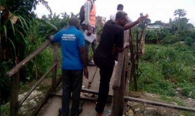 Gestion des chantiers urbains : Réhabilitation de la passerelle pour piétons (pont) au quartier Makepe 1 Missoke à Douala
