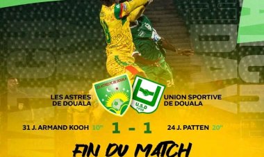 MTN Elite One : Les Astres et Union font match nul à la première journée