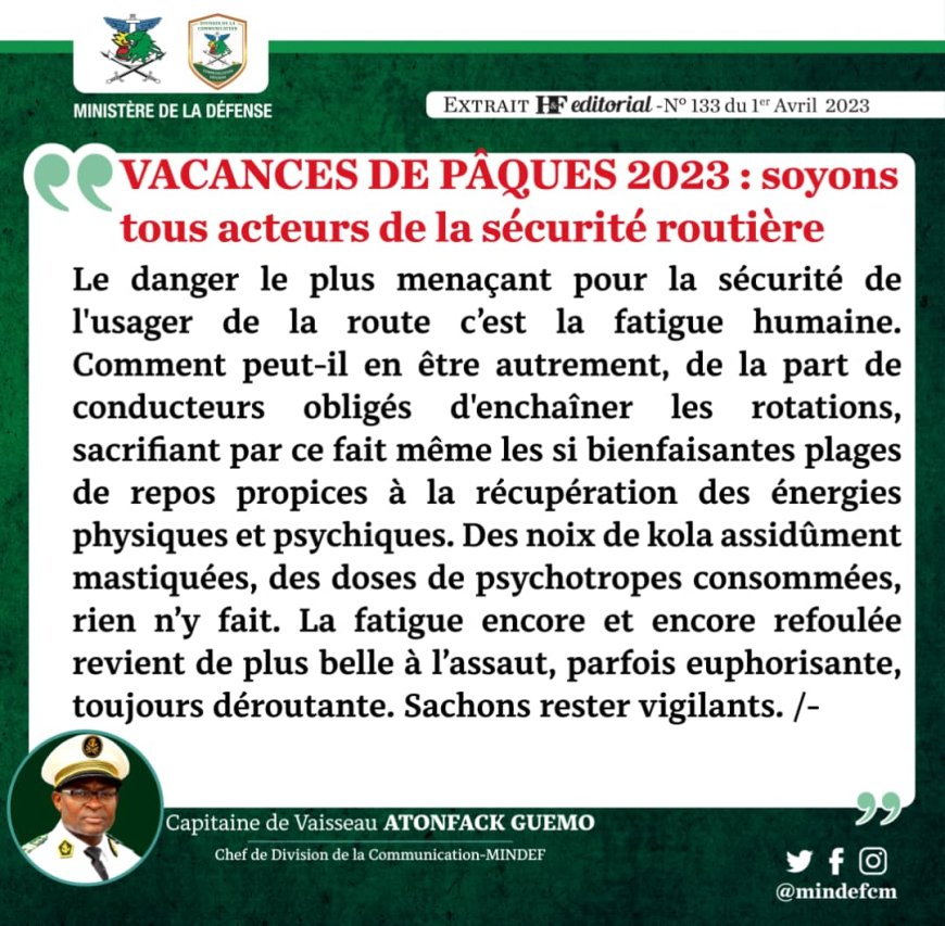 Vacances de Pâques 2023: soyons tous acteurs de la sécurité routière