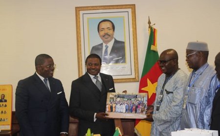 La FETRANS-CEEAC au MINT : Ministre des Transports a reçu en audience les membres du bureau exécutif de cette fédération