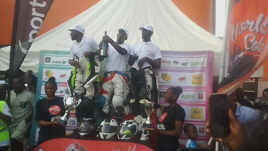 Moto GP 3 du Cameroun : Bimila Jackson "Kawa" double la mise