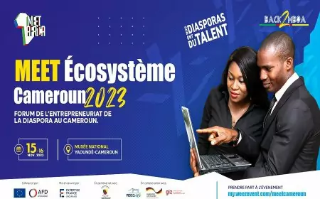 MEET ÉCOSYSTÈME CAMEROUN - BACK TO MBOA : un événement pour booster l'entrepreneuriat de la diaspora au Cameroun