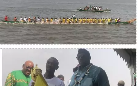 Ngondo / Courses de pirogues : sur le Wouri, Mongo rame à double vitesse