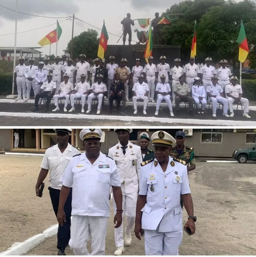 Coopération militaire : visite de travail du chef d’État-major de la Marine congolaise au Cameroun