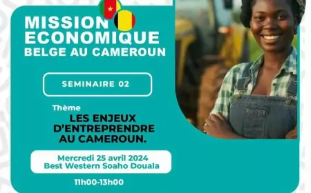Business : Une mission économique Cameroun-Belgique annoncée à Kribi et Douala du 21 au 26 avril 2024
