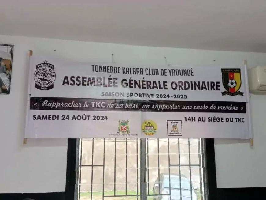 Assemblée Générale du TKC de Yaoundé : Travail acharné et bonne gouvernance, idéaux prônés pour la réussite de la saison du club par l'équipe dirigeante. 