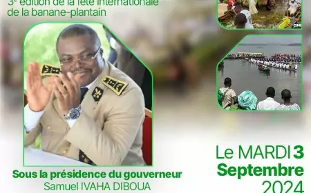 Présentation des investissements autour de la troisième Fête Internationale de la Banane-Plantain au Littoral
