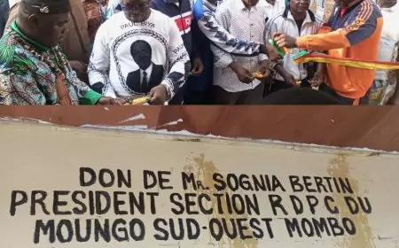 Section Rdpc Moungo Sud-Ouest : La rentrée classe du président SOGNIA BERTIN à Mombo