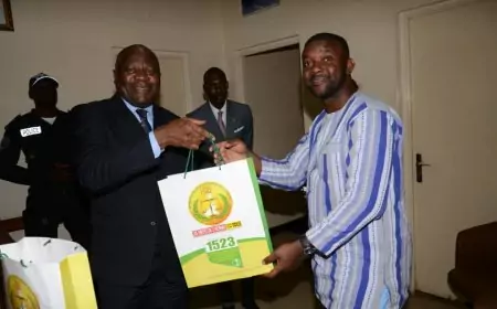 Coopération entre la CDHC et l’OMCT : M. Isidore NGUEULEU reçu en audience par le Pr James MOUANGUE KOBILA.