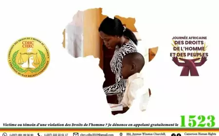 Déclaration de la Commission des Droits de l’Homme du Cameroun a l’occasion de la célébration de la Journée Africaine des Droits de l’Homme et des Peuples