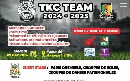 TKC de Yaoundé, le nouveau projet du club bientôt sous les feux des projecteurs.