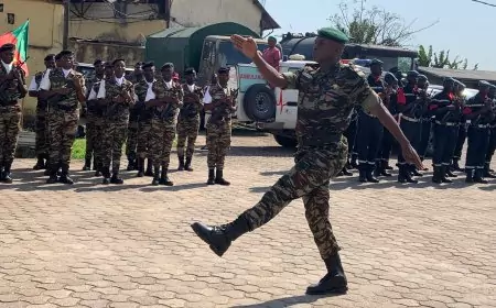 Cameroun / Promotion au 21ème Regen : lieutenant-colonel Éric Martin Dingom à la manœuvre