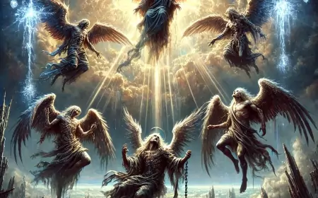 Les 4 anges tombés du trône de Dieu : La bataille cosmique entre le bien et le mal