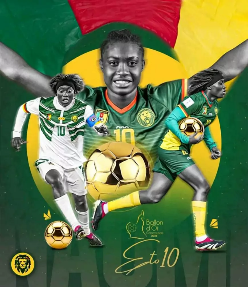 Ballon d'or Camerounais 2024: Naomi Leslie NDJOAH ETO et John Bosco YONG NCHINDO sur la plus haute marche du podium