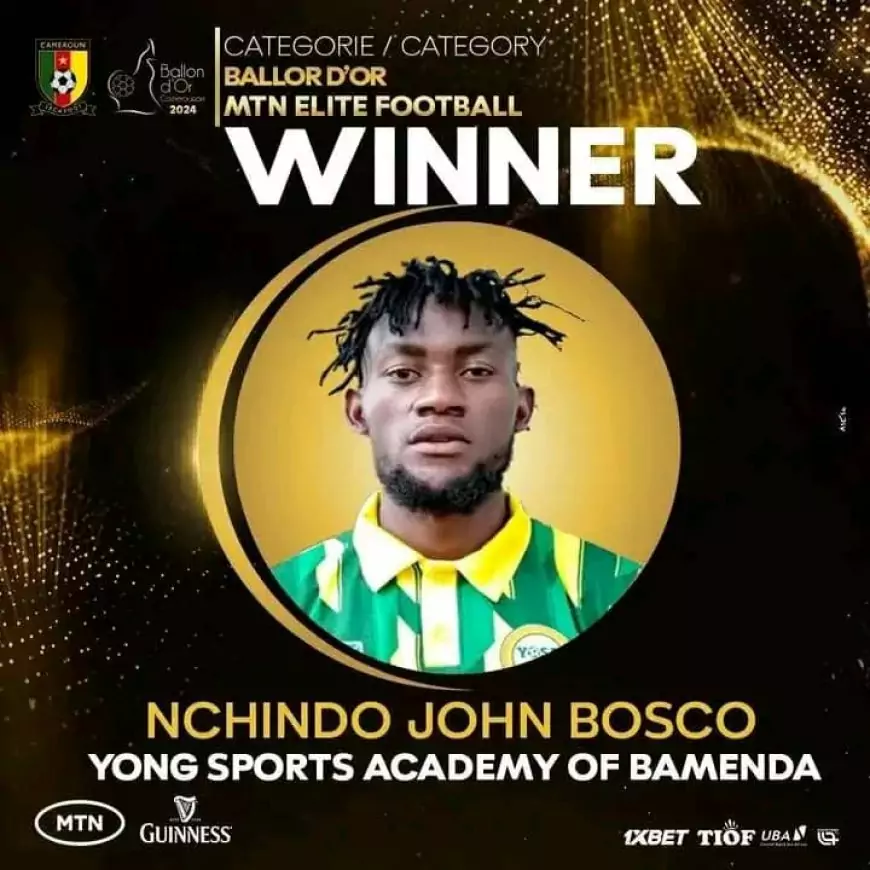 Ballon d'or Camerounais 2024: Naomi Leslie NDJOAH ETO et John Bosco YONG NCHINDO sur la plus haute marche du podium