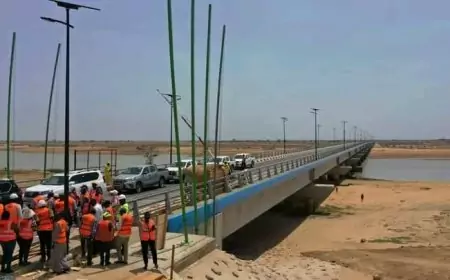 Inauguration du point entre Yagoua et Bongor
