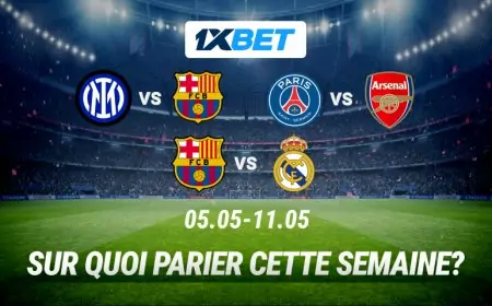 Demi-finales de la Ligue des Champions et Clásico décisif: pariez sur les plus grands matchs !