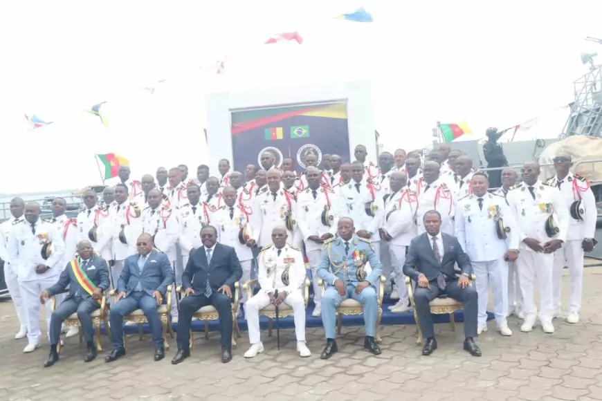 La Marine Nationale Camerounaise honore ses héros du "Sea Lions on the Move - Brazil 2022"