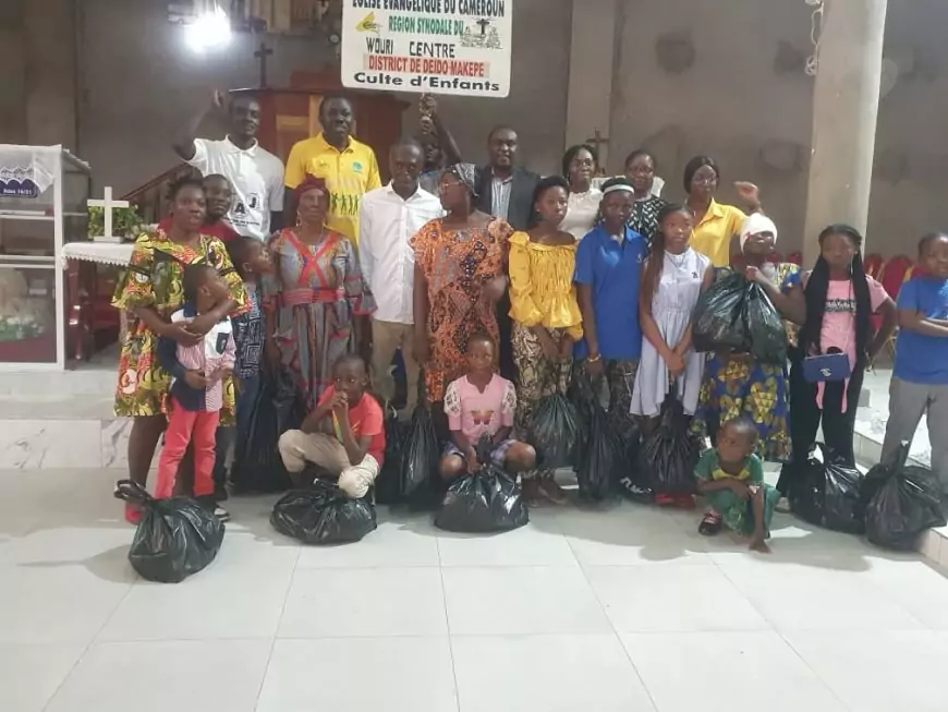 Journée de l'enfant africain : l'Église évangélique du Cameroun offre des dons aux enfants vulnérables