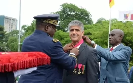 Ibrahim Hoballah, l'industriel exceptionnel élevé au grade de Commandeur de l’Ordre de la Valeur du Cameroun