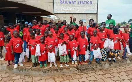 Camrail solidaire des enfants orphelins de Yaoundé et de Ngaoundéré