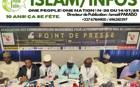 Cameroun : L'élection présidentielle 2025 envisagée par les Communicateurs Musulmans à travers le prisme de la paix, de l'apaisement et du dialogue