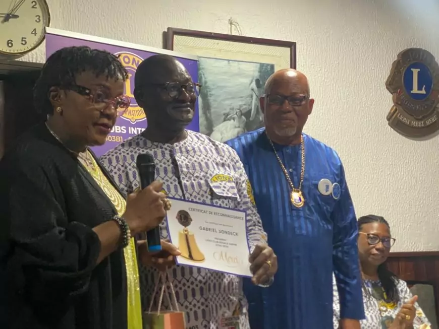 District 403B1 du Lions Clubs International : une passation vibrante au Lions Club Saphir et au Leo Club Douala Horizon