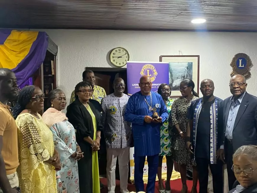 District 403B1 du Lions Clubs International : une passation vibrante au Lions Club Saphir et au Leo Club Douala Horizon