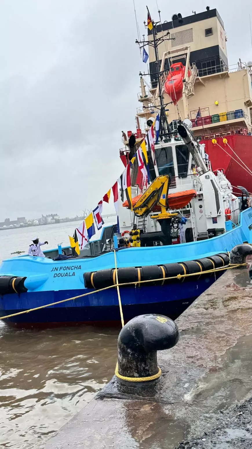 Le Port de Douala-Bonabéri renforce sa flotte avec les remorqueurs "John Ngu Foncha" et "Endeley" : un hommage vibrant à l’histoire camerounaise