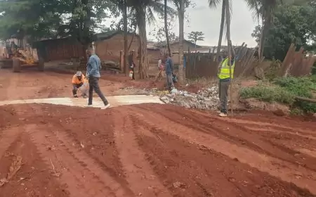 Batouri : Lancement officiel des travaux de réhabilitation de la voirie urbaine