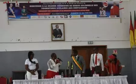 Douala 5ème au Cameroun : Le maire Richard Mfeungwang, toujours aux côtés des plus vulnérables