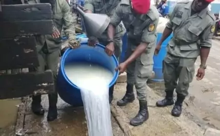 Cameroun : Une Usine toxique du faux vin de Matango produit à l’aide du Manioc démantelée à Douala