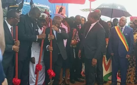 Lolabé au Cameroun : Pose de la première pierre du terminal minéralier du Projet d'exploitation de fer des monts mamelles sous fond de marginalisation des populations riveraines.