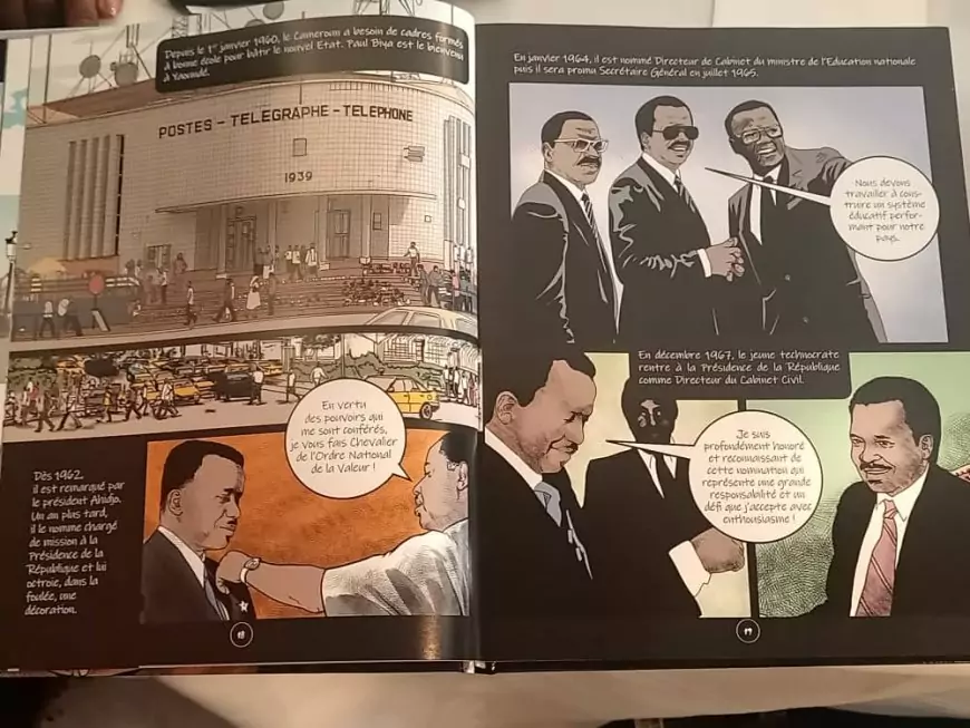 Littérature: La vie du Président Paul BIYA, en Bande Dessinée