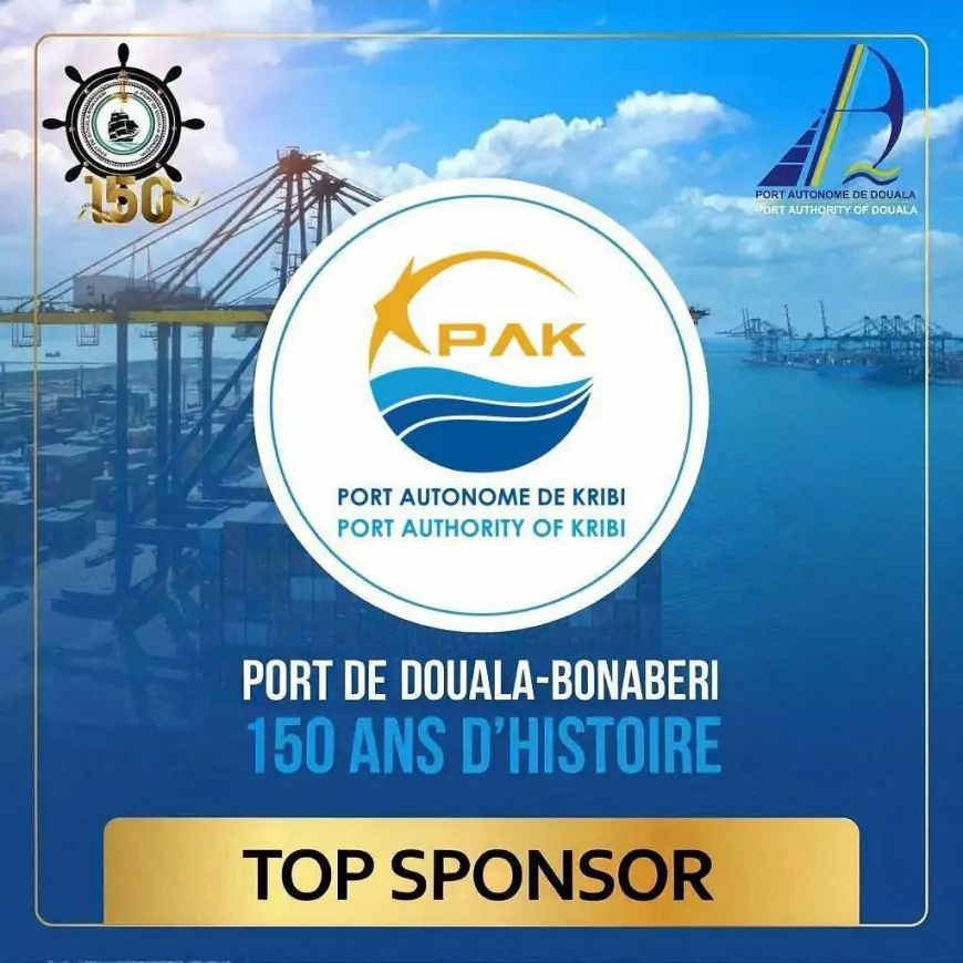 Le Port de Kribi, fer de lance maritime du Cameroun: un sponsor vedette pour les 150 ans du PAD
