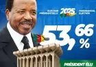 Cameroun : Paul Biya réélu pour un nouveau mandat présidentiel