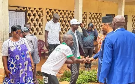 Élection présidentielle au Cameroun : À Messamena, plus de 8 000 électeurs aux urnes, Cyrus Ngo’o vote et appelle à l’engagement citoyen
