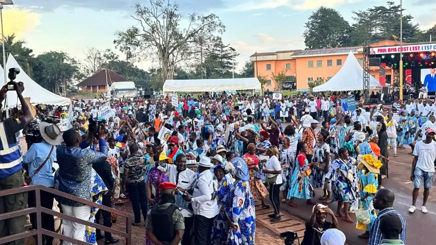 Meeting Rdpc d’Abong-Mbang : le Haut-Nyong réaffirme sa fidélité et renouvelle son pacte de confiance au Président Paul Biya