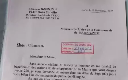 Nkong-Zem : Kana Paul adresse un ultimatum cinglant au Maire – “Je n’agis pas pour demander ma part”