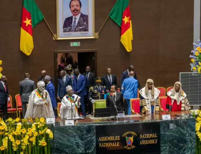 President Paul Biya Has Taken His Oath Of Office At The National Assembly In A Joint Sitting Of National And International Dignitaries.