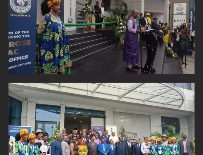 À Douala, le ministre Louis Paul Motazé inaugure le siège du Bureau national Carte rose Cemac