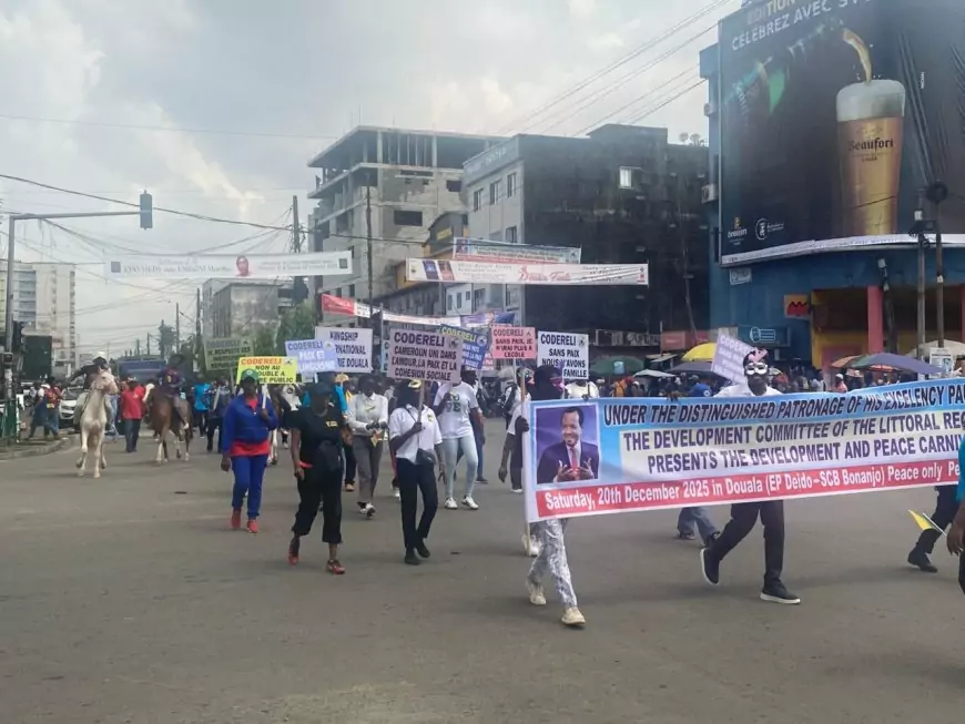 Le Codereli célèbre Paul Biya, “mendiant de la paix”, lors d’un carnaval à Douala