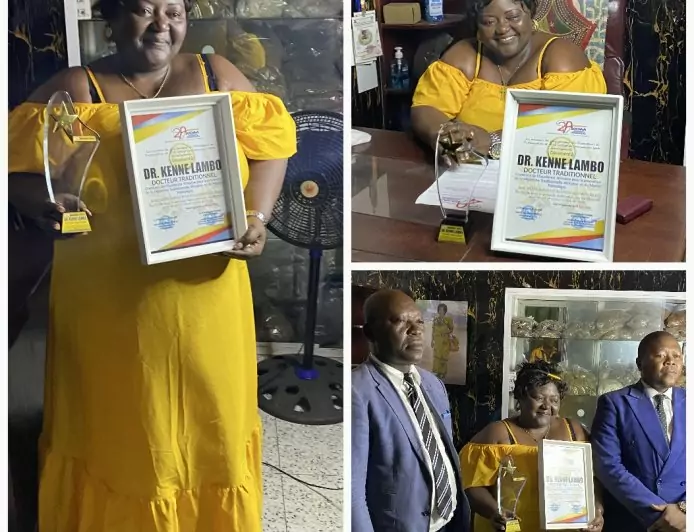 Mérite : Dr Kenne Lambo primée par 2Acom pour son excellence en médecine traditionnelle africaine
